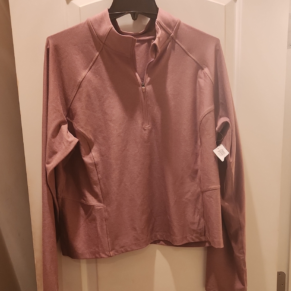 Cloud 9 Mauve Quarter-Zip Sweatshirt